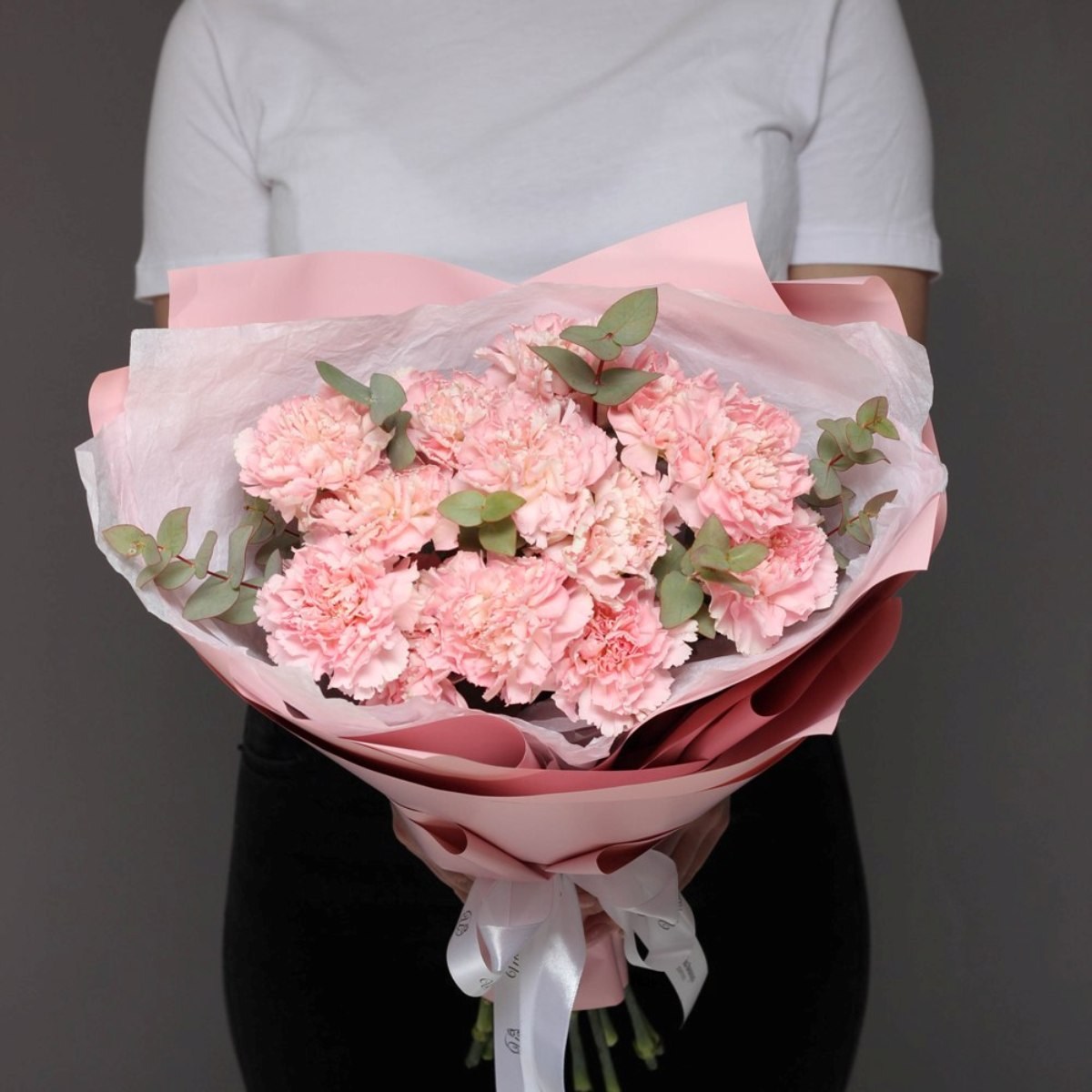 buket rozovyh diantusov 5